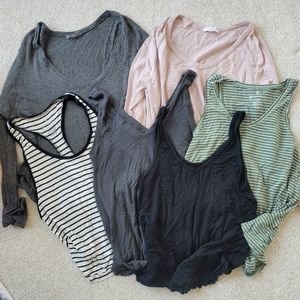 Lot of 6 American Eagle Tops S